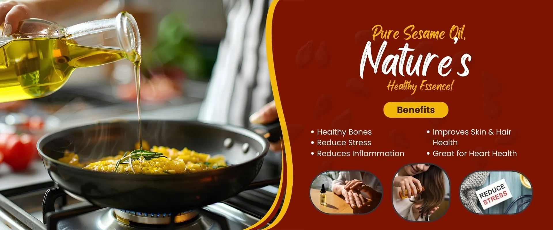 Pure Sesame Oil - Nature's Healthy Essence
